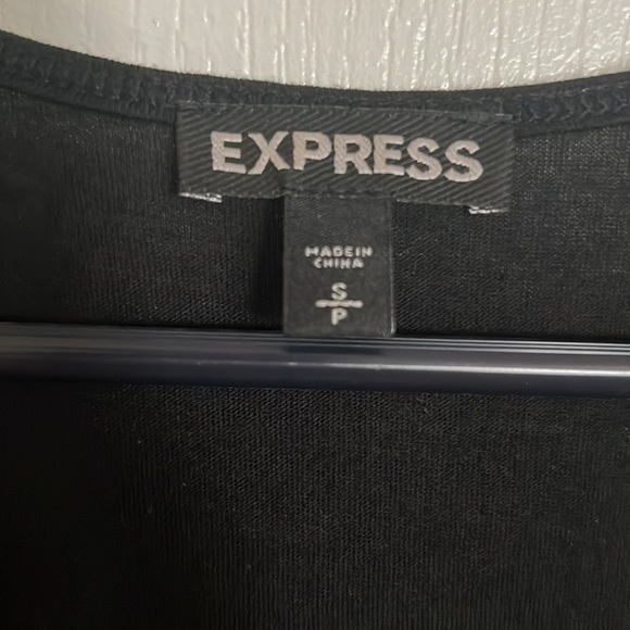 Express black top w/ Silver & Grey sequins in Sz. Small..NWOT..never been worn.. - Picture 2 of 3